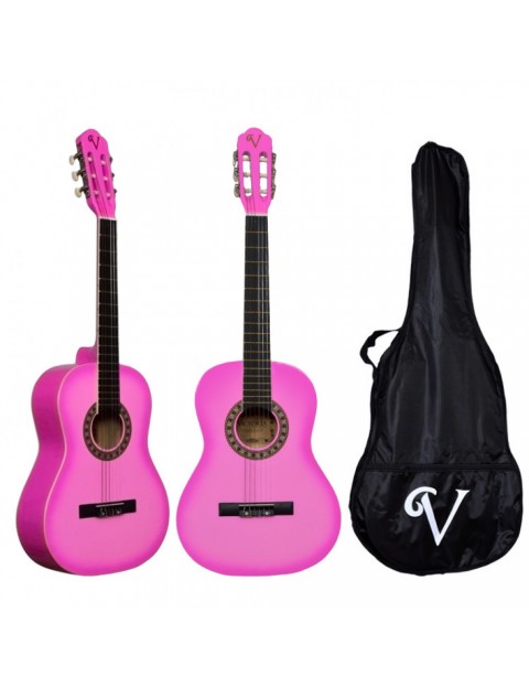 Victoria Klasik Gitar Seti Kılıf ve Pena Hediyeli 3/4 CG160PNK