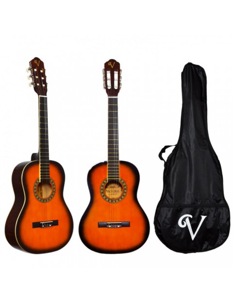 Victoria Klasik Gitar Seti Kılıf ve Pena Hediyeli 3/4 CG160SB