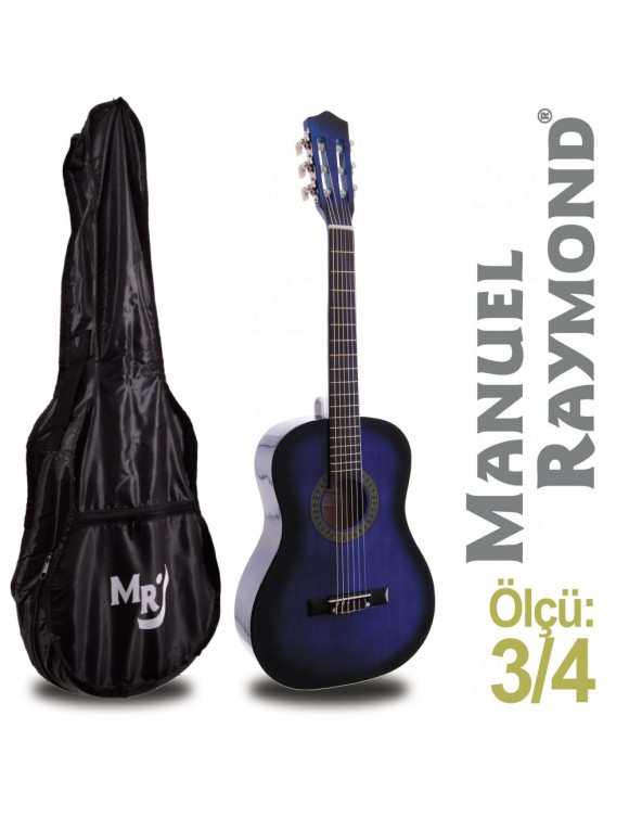 Klasik Gitar Junior Manuel Raymond MRC87BLS (KILIF HEDİYE)