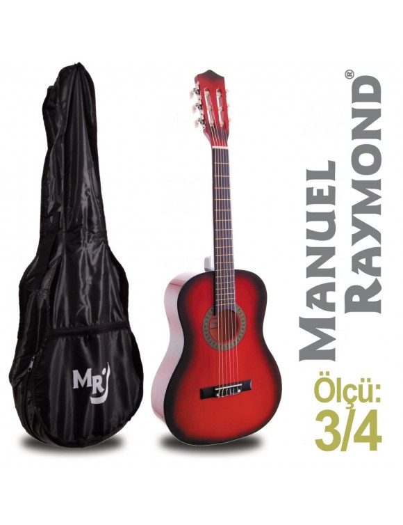 Klasik Gitar Junior Manuel Raymond MRC87RB (KILIF HEDİYE)