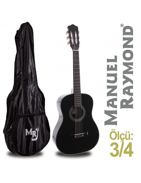 Klasik Gitar Junior Manuel Raymond MRC87BK (KILIF HEDİYE)