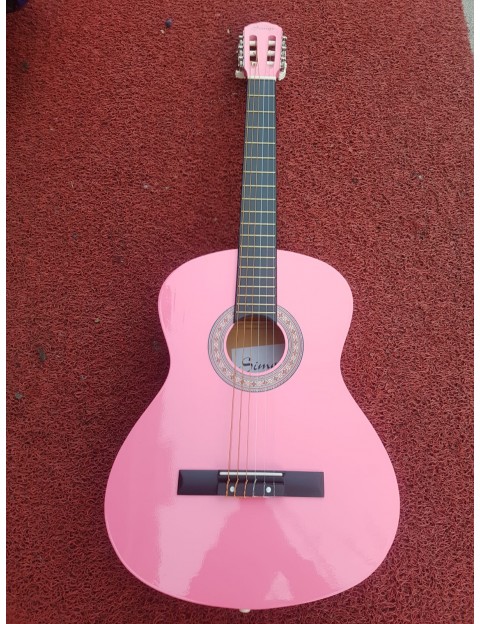 Simge Klasik Pembe Gitar